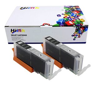 hiink 2 pack cli271xl cli-271xl gray high yield ink cartridges for canon pixma mg7720 pixma ts8020 pixma ts9020 printer