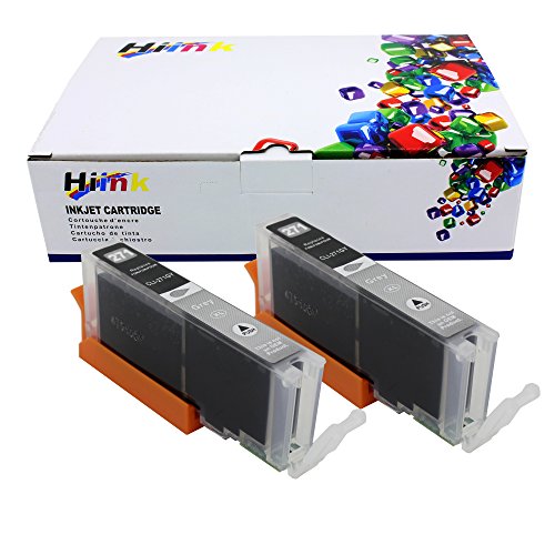 HIINK 2 Pack cli271xl CLI-271XL Gray High Yield Ink Cartridges for Canon PIXMA MG7720 PIXMA TS8020 PIXMA TS9020 Printer