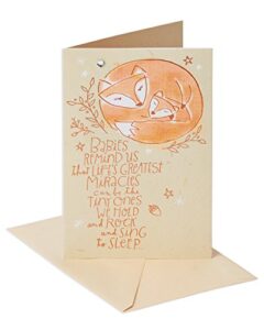 american greetings new baby card (miracles)
