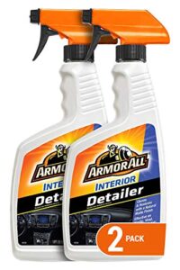 interior detailer by armor all, car detailer spray for cars, trucks and motorcycles, 16 fl oz, 2 pack