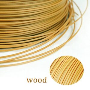 3D BEST Q Real Wood PLA 1.75mm 3D Printer Filament, Dimensional Accuracy +/- 0.03 mm, 1KG Spool, 30% Real Wood-infill (Wood)