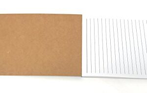 20 Bulk Fold Over Notepad Notebook Assortment - Made from 80% Post Consumer Recycled Paper …