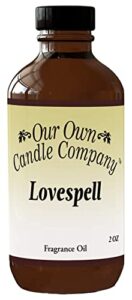 our own candle company - love spell scented, premium grade home fragrance oil for diffusers (2oz)