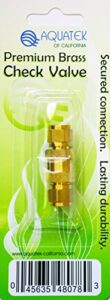 aquatek premium brass check valve for planted aquariums