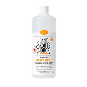 skout’s honor: professional strength laundry booster - stain and odor removal additive - 3x concentrated solution for laundry use - 32 oz.