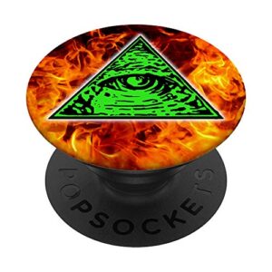 shane dawson 260012 illuminati fire popsockets stand for smartphones & tablets popsockets popgrip: swappable grip for phones & tablets