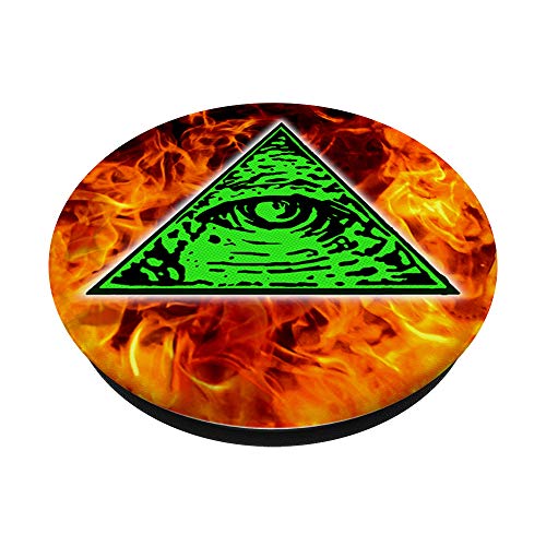 Shane Dawson 260012 Illuminati Fire PopSockets Stand for Smartphones & Tablets PopSockets PopGrip: Swappable Grip for Phones & Tablets