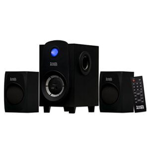 acoustic audio bluetooth 2.1-channel home theater stereo system black (aa2107)