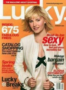 lucky magazine february 2004 - elisha cuthbert cover