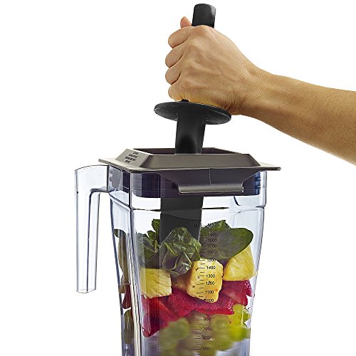 Omega 3HP Blender 64 OZ BPA Free Container Creates Delicious Smoothies Features Stainless Steel Blades & 10-Speeds Plus Pulse Includes Plunger & Recipe Book, 1400-Watt, Silver