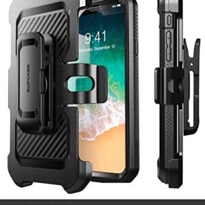 SUPCASE Unicorn Beetle Pro Series Case Designed Designed for iPhone X, with Built-In Screen Protector Full-body Rugged Holster Case for Apple iPhone X / iPhone 10 (2017 Release) (Black)