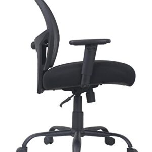 Amazon Basics Big & Tall Swivel Office Chair - Mesh with Lumbar Support, 450-Pound Capacity - Black