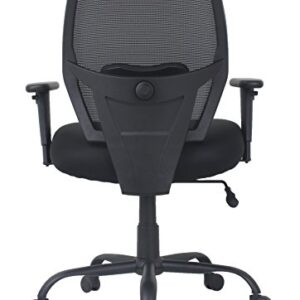 Amazon Basics Big & Tall Swivel Office Chair - Mesh with Lumbar Support, 450-Pound Capacity - Black