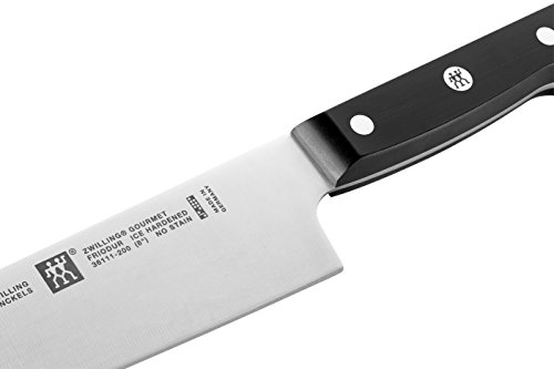 ZWILLING Gourmet 8-inch Chef’s Knife, Kitchen Knife, Black, Stainless Steel