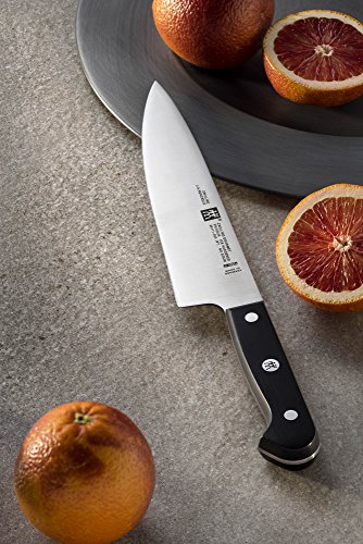 ZWILLING Gourmet 8-inch Chef’s Knife, Kitchen Knife, Black, Stainless Steel