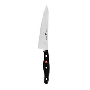 zwilling twin signature 5.5-inch prep knife, razor-sharp, made in company-owned german factory with special formula steel perfected for almost 300 years, dishwasher safe