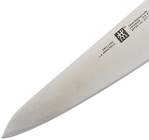 ZWILLING Twin Signature 5.5-inch Prep Knife, Razor-Sharp, Made in Company-Owned German Factory with Special Formula Steel perfected for almost 300 Years, Dishwasher Safe