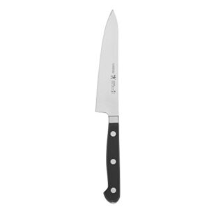 henckels classic razor-sharp 5.5-inch compact chef knife, german engineered informed by 100+ years of mastery, stainless steel