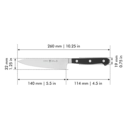 HENCKELS Classic Razor-Sharp 5.5-inch Compact Chef Knife, German Engineered Informed by 100+ Years of Mastery, Stainless Steel