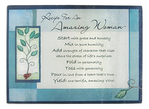 Abbey Gift, 11" x 1" x 5" Inches (Abbey & CA Gift) Blue Amazing Woman Cutting Board, Multicolor