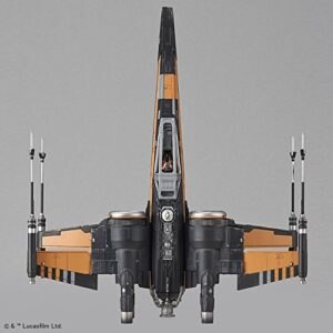 Bandai Hobby Poe's Boosted X-Wing Star Wars, Bandai Star Wars 1/72 Plastic Model Hobby Space Ship