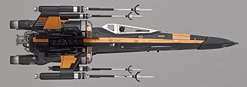 Bandai Hobby Poe's Boosted X-Wing Star Wars, Bandai Star Wars 1/72 Plastic Model Hobby Space Ship