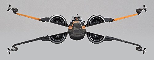 Bandai Hobby Poe's Boosted X-Wing Star Wars, Bandai Star Wars 1/72 Plastic Model Hobby Space Ship