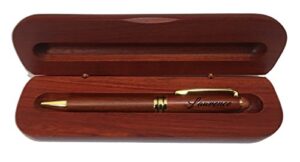 engraved/personalized rosewood pen gift set | sofia's findings