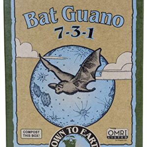 Down to Earth Organic Bat Guano Fertilizer Mix 7-3-1, 2 lb