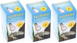 fluker's (3 pack) neodymium daylight bulbs for reptiles 75 watt