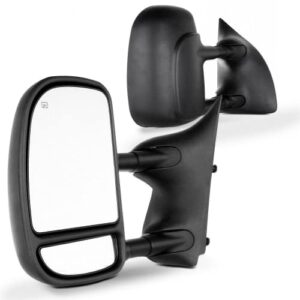 scitoo 1999-2007 for ford for f250 for f350 for f450 pair power towing mirrors side view mirrors fit for 1999 2000 2001 2002 2003 2004 2005 2006 2007 for super duty truck