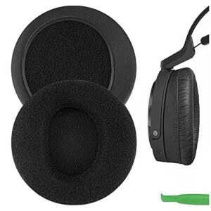 geekria comfort velour replacement ear pads for sony mdr-rf6000, rf6500, rf7000, rf7100, mdr-ds6000, ds6500, ds7000, ds7100, xd150, xd200 headphones earpads, ear cushion repair parts (black)