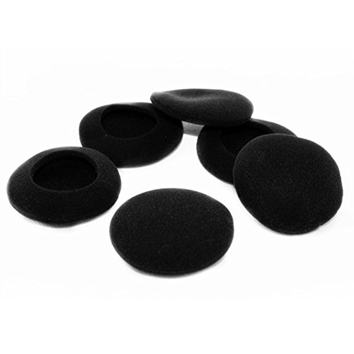 YunYiYi 10 Pairs Black Replacement Earpads Foam Ear Pads Pillow Ear Cushions Covers Cups Repair Parts Compatible with Sony MDR-023 Walkman Headset Headphones