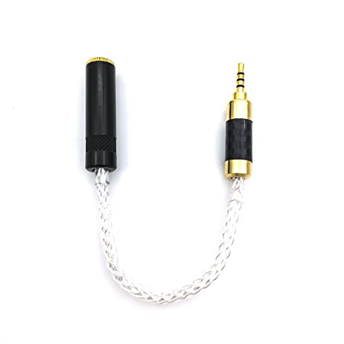 Sukira 2.5mm Trrs Balanced Male to 3.5mm Stereo Female Audio Connection Adapter Cable for Astell&Kern AK240 AK380 AK320 onkyo DP-X1 FIIO X5III XDP-300R iBasso DX200