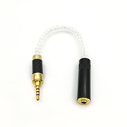 Sukira 2.5mm Trrs Balanced Male to 3.5mm Stereo Female Audio Connection Adapter Cable for Astell&Kern AK240 AK380 AK320 onkyo DP-X1 FIIO X5III XDP-300R iBasso DX200