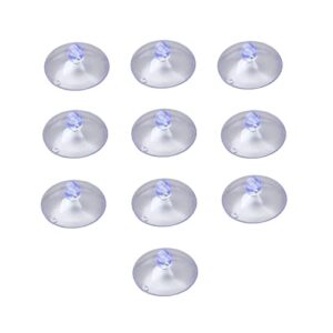 dophee 10pcs 40mm/1.57" transparent suction cup sucker for window wall hook hanger kitchen bathroom smooth surface