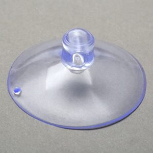 dophee 10pcs 40mm/1.57" Transparent Suction Cup Sucker for Window Wall Hook Hanger Kitchen Bathroom Smooth Surface