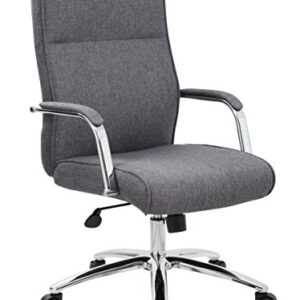 Boss Office Products Modern Executive Conference Chair, Grey