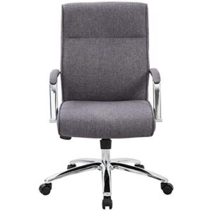 Boss Office Products Modern Executive Conference Chair, Grey