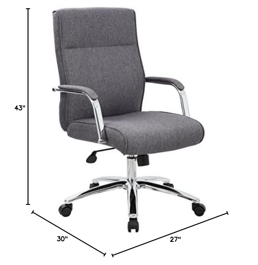 Boss Office Products Modern Executive Conference Chair, Grey