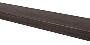 HIGH & MIGHTY 515618 Decorative 36" Floating Shelf Holds up to 25lbs, Easy Tool-Free Dry Wall Installation, Beveled, Retail Packaging, Espresso