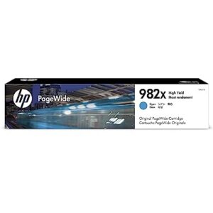 HP 982X | PageWide Cartridge High Yield | Cyan | T0B27A 8.7" x 2.1" x 1.9"