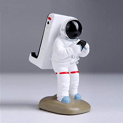 GOODKSSOP Cute Funny Cell Phone Stand, Upgraded Unique Astronaut Style, Durable Resin Material, Universal for iPhone and All Mobile Phones Tablet PC Desktop Holder Desk Mount