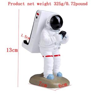 GOODKSSOP Cute Funny Cell Phone Stand, Upgraded Unique Astronaut Style, Durable Resin Material, Universal for iPhone and All Mobile Phones Tablet PC Desktop Holder Desk Mount