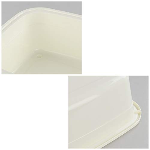 HOMMP 12 Quart Plastic Small Dishpan/Wash Basin, 4-Pack