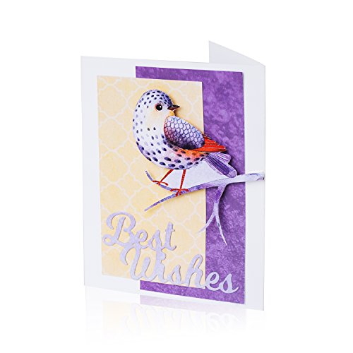 Matty's Crafting Joy Lavender Bliss 12x12 Double Sided Scrapbook Cardstock Paper Pad, 30 Floral Designer Premium Patterned Heavyweight Paper Pack