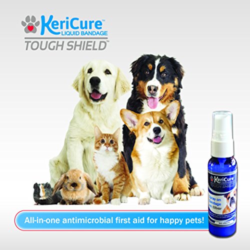 Tough Shield Liquid Bandage, 2oz Spray on Liquid Bandage for Pets, Dogs, Cats and Small Animal Skin and Wound Care, Woman Owned Small Business, Made in The USA