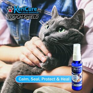 Tough Shield Liquid Bandage, 2oz Spray on Liquid Bandage for Pets, Dogs, Cats and Small Animal Skin and Wound Care, Woman Owned Small Business, Made in The USA