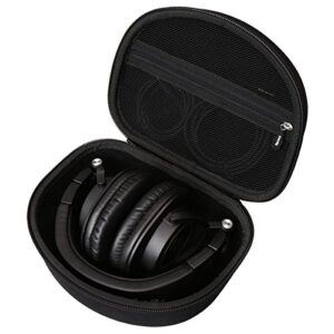 aproca hard carry travel bag case compatible with audio-technica ath-m50x professional monitor headphones ath-m50xmg ath-m40x ath-m30x ath-m70x (black)