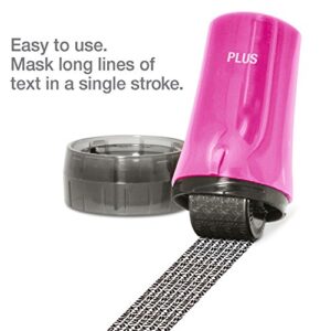 Guard Your ID Security Stamp Pink Wide Roller 2 Piece Kit Blockout Address Cover Faster Alternative to Shredder